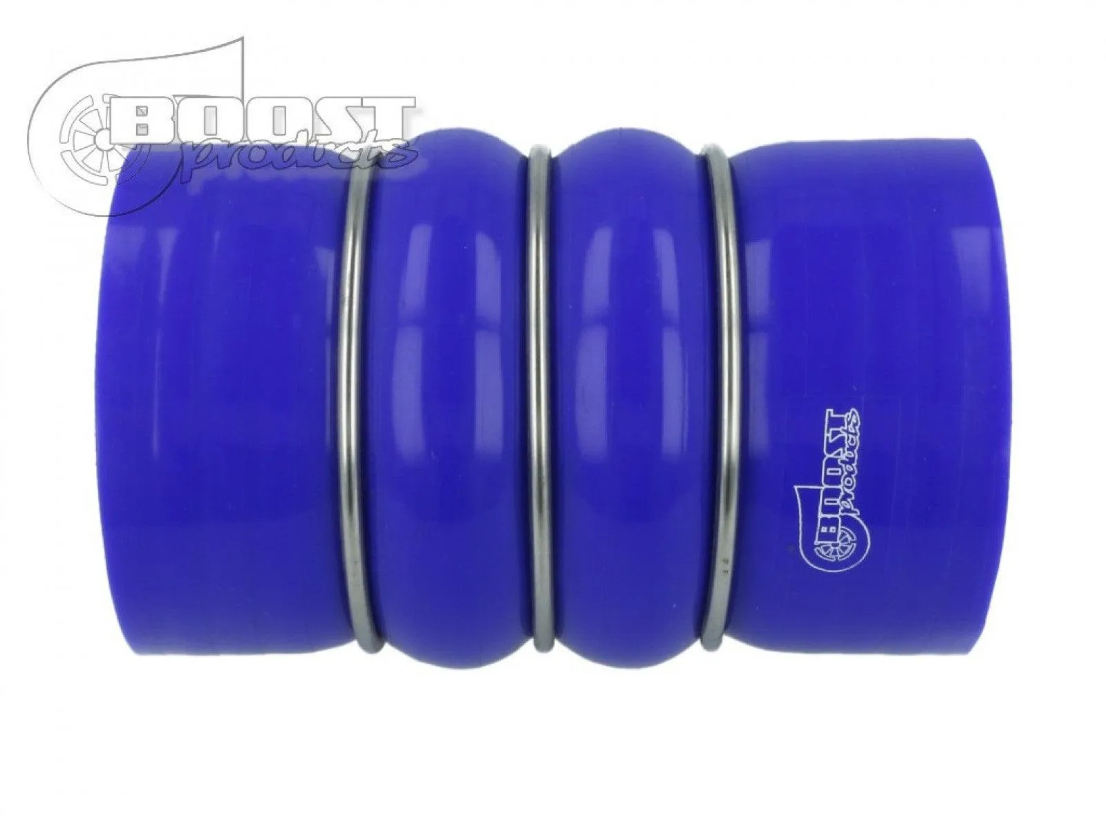 BOOST Products Silicone Coupler with Double Hump, 80mm (3-1/8") ID, Blue