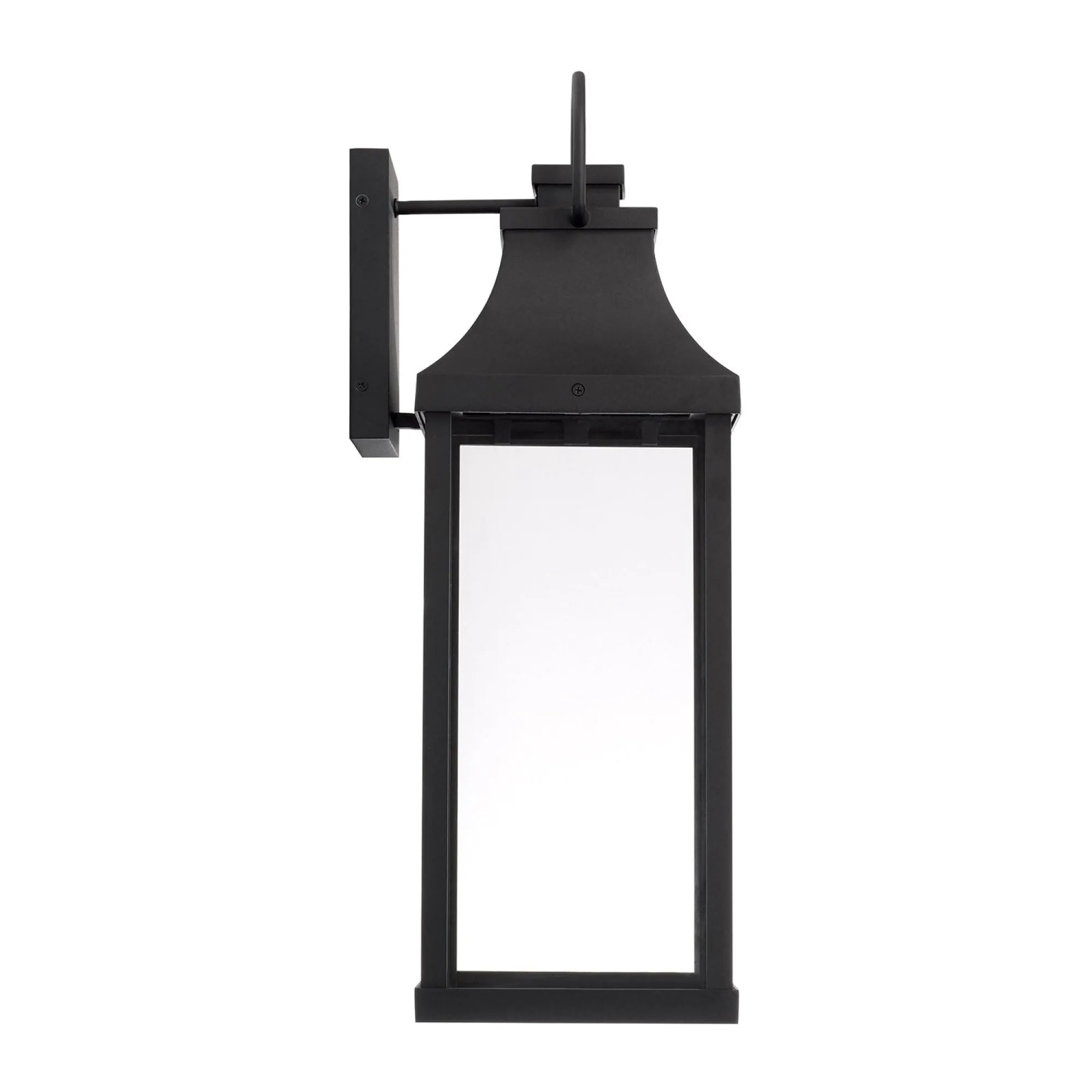 Bradford Night Sky Coastal Outdoor Wall Lantern - 24" Black