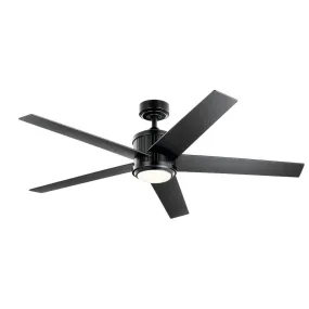 Brahm 56" Ceiling Fan in Satin Black