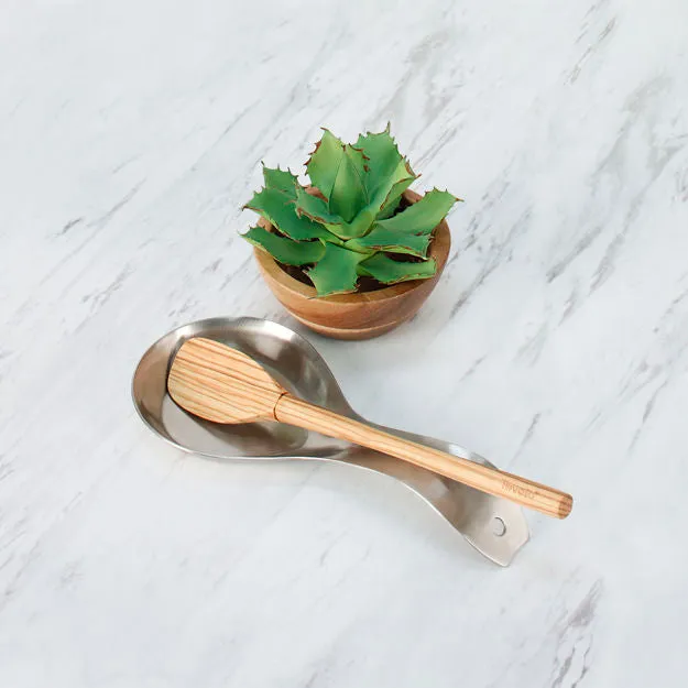 Brushed Stainless Spoon Rest