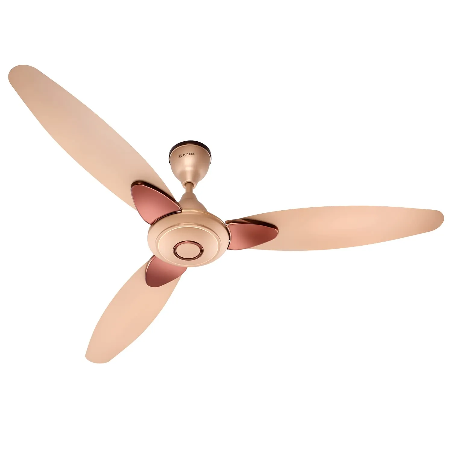 Candes Florence 1200mm/48 inch High Speed Anti-dust Decorative 3 Star Rated Ceiling Fan(100% CNC Winding) 405 RPM (2 Yrs Warranty) (Gold, Pack of 2)