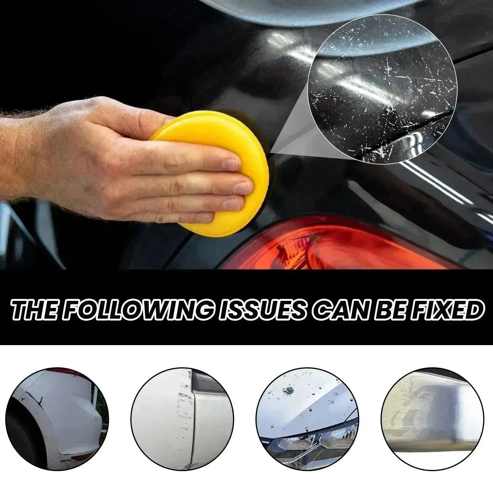 Car Scratch Wax Repair  Protection Polishing Mark Removal  Surface Maintenance Decontamination Abradant.