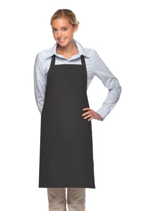 Charcoal Deluxe Bib Adjustable Apron (2 Pockets)