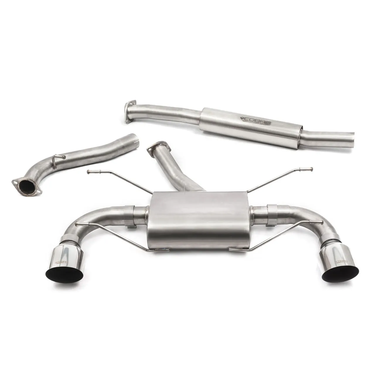 Cobra Exhausts - Subaru BRZ 2.4L (22>) Secondary Cat Back Performance Exhaust