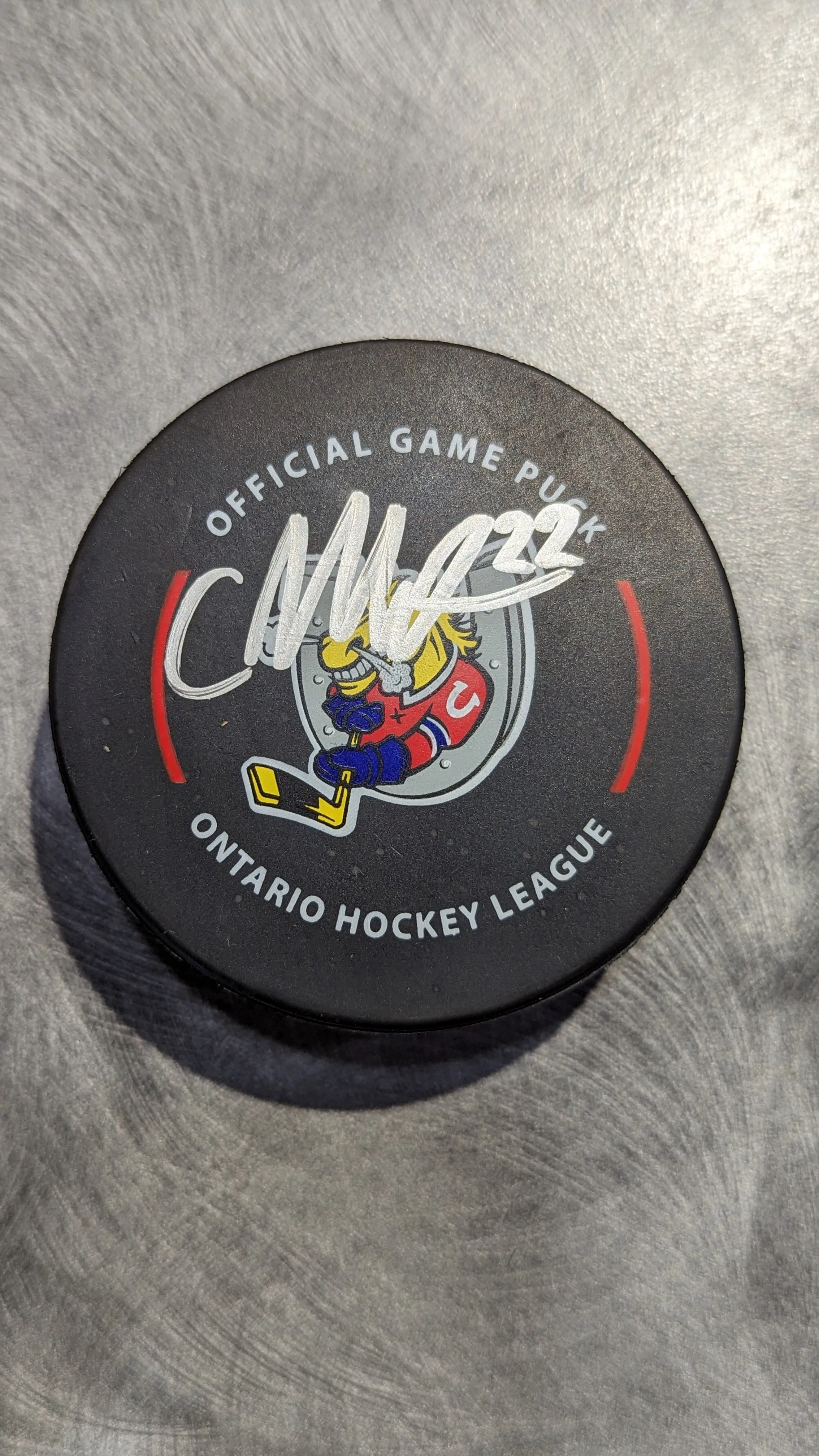 Cooper Matthews Autographed Puck