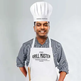 Customized Mens Cooking Aprons for Baking - Grill Master