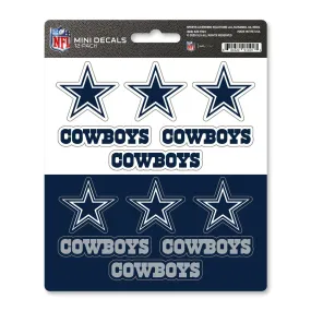 Dallas Cowboys 12 Count Mini Decal Sticker Pack