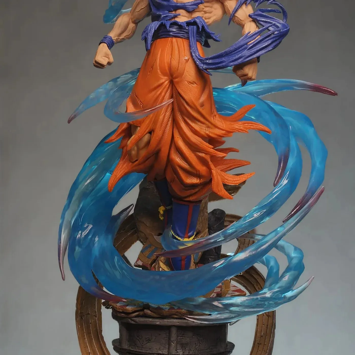 DBZ GOKU |BIG ultra Instinct With 2 Head | 50 Cms |