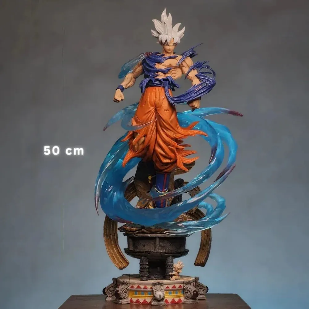 DBZ GOKU |BIG ultra Instinct With 2 Head | 50 Cms |