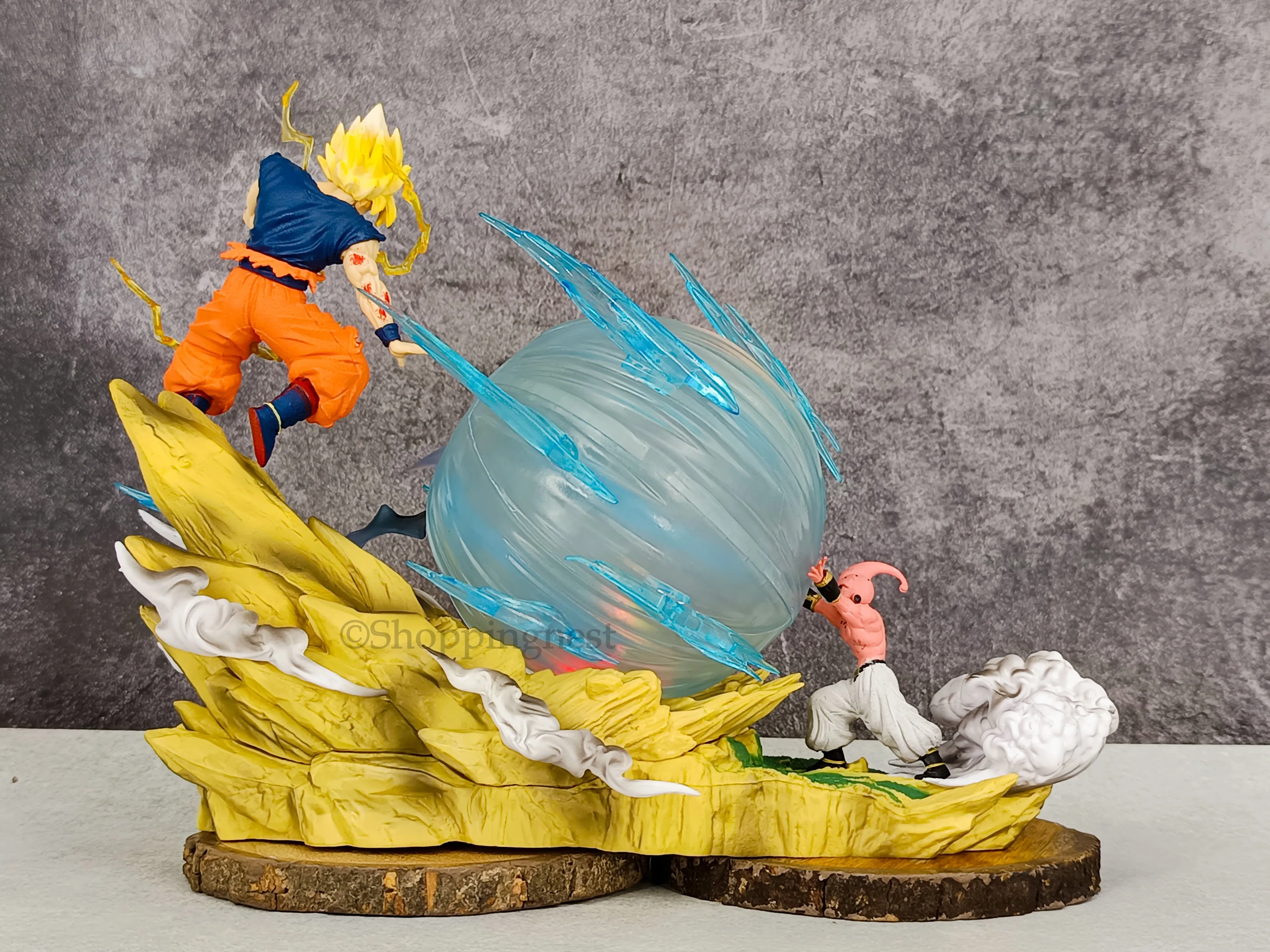 DBZ Goku Vs Buu Action Figure PVC Son Goku | 21 Cms |