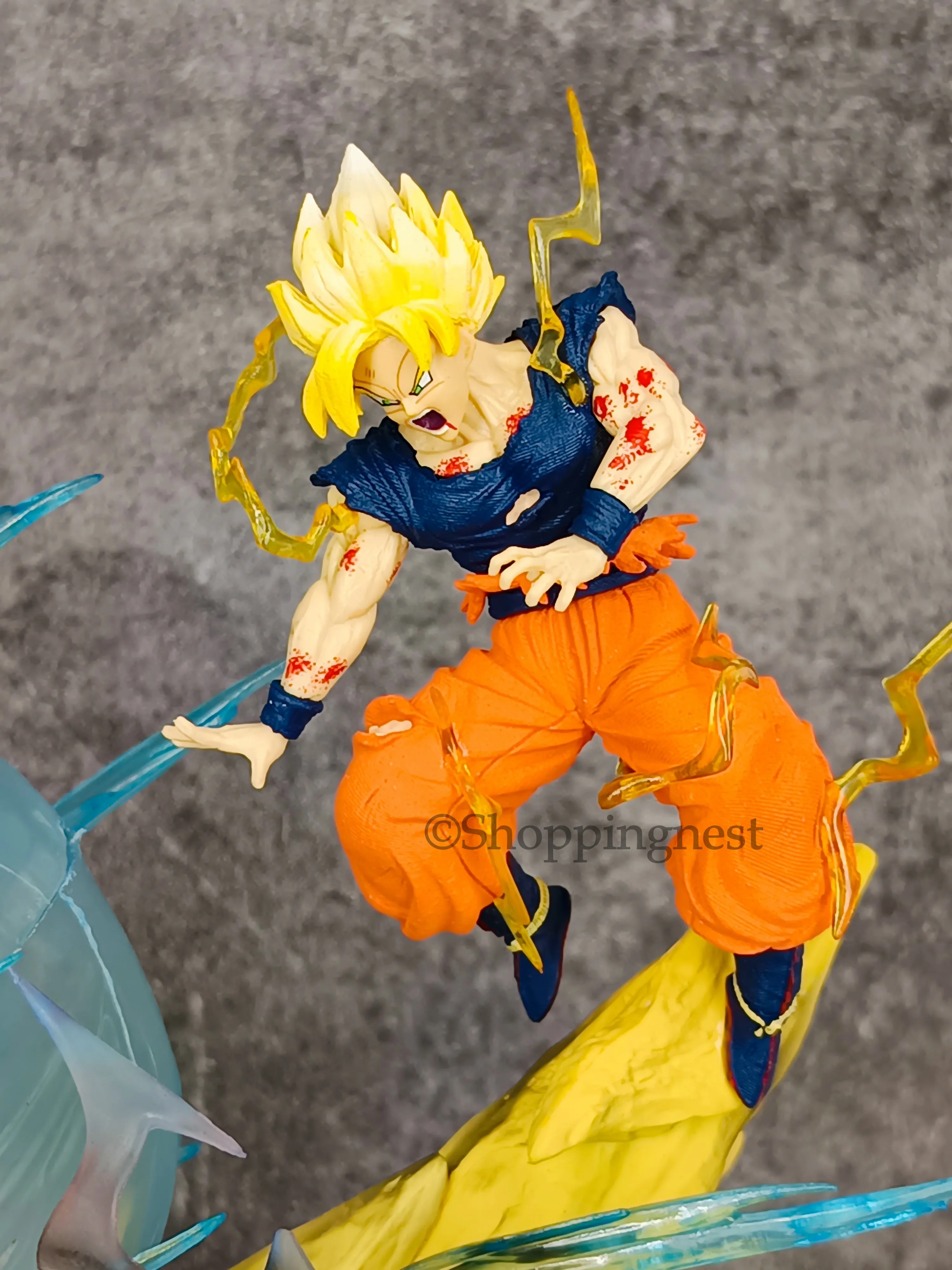 DBZ Goku Vs Buu Action Figure PVC Son Goku | 21 Cms |