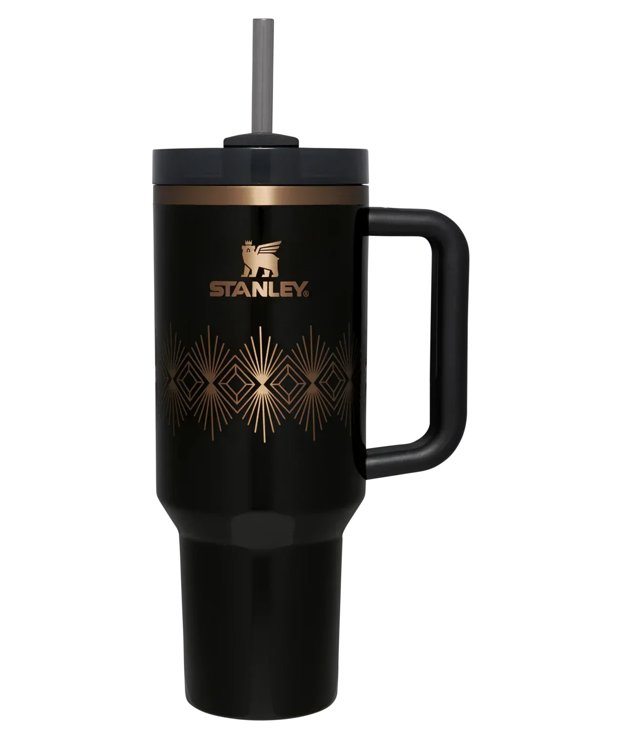 DECO STANLEY QUENCHER H2.0 TUMBLER 40OZ BLACK GLOSS