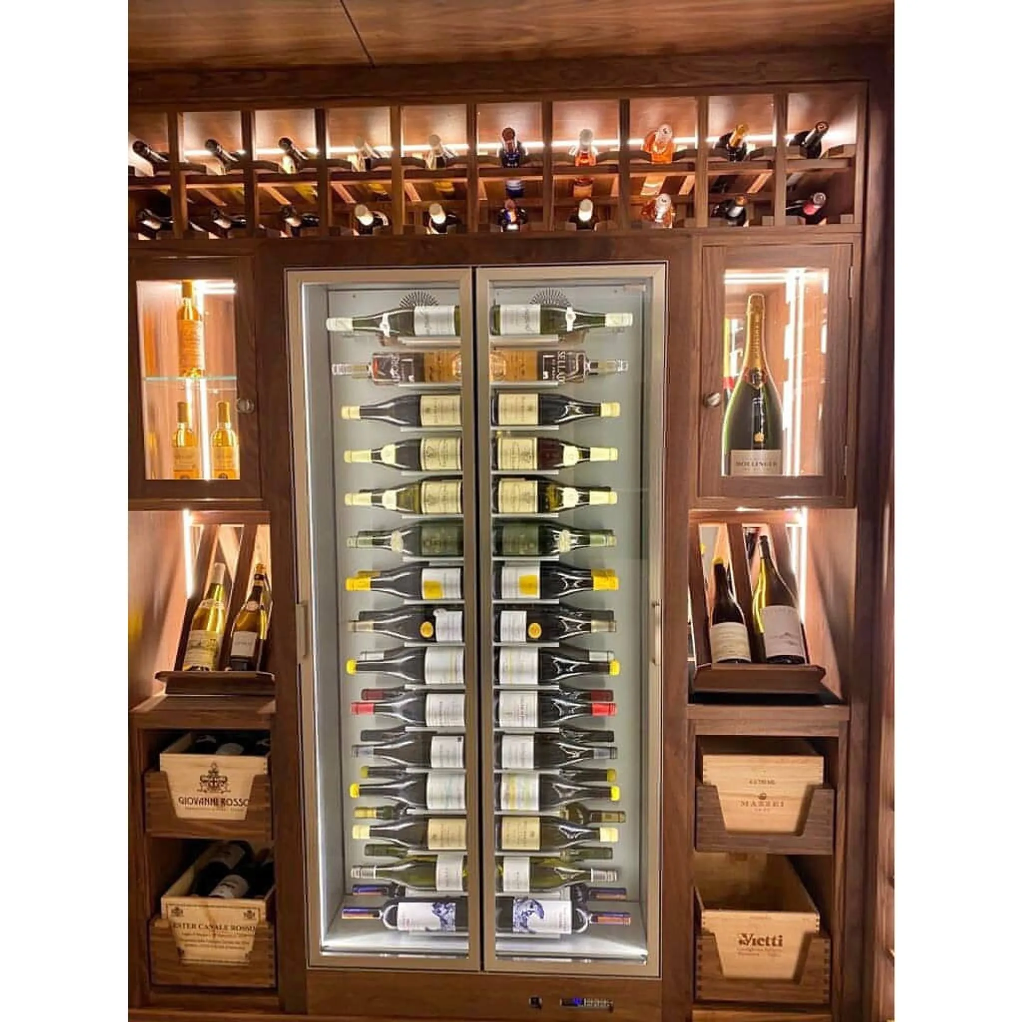 Della Marta - Built in / Freestanding Wine Wall MD-10 - For Home Use