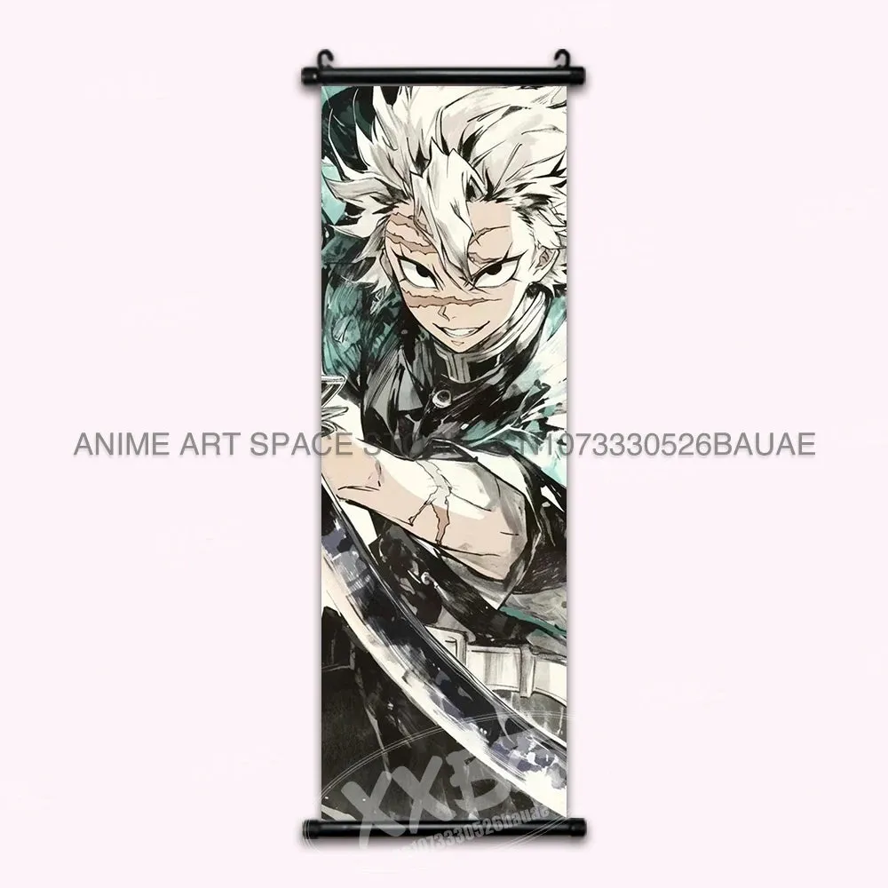 Demon Slayer Rengoku Kyoujurou Canvas Wall Art Scroll