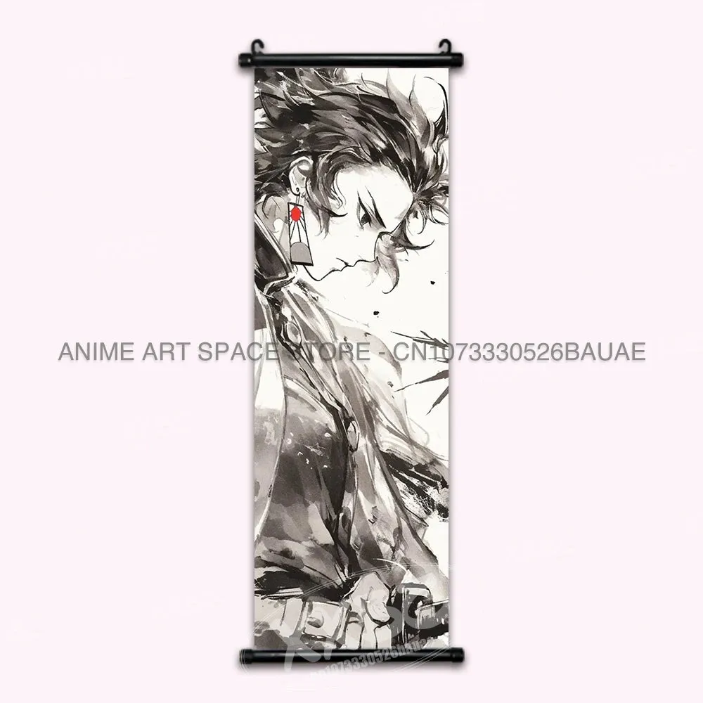 Demon Slayer Rengoku Kyoujurou Canvas Wall Art Scroll