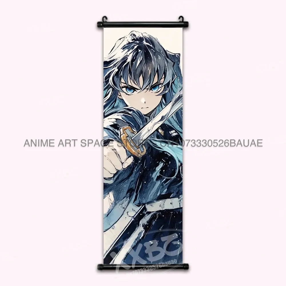 Demon Slayer Rengoku Kyoujurou Canvas Wall Art Scroll