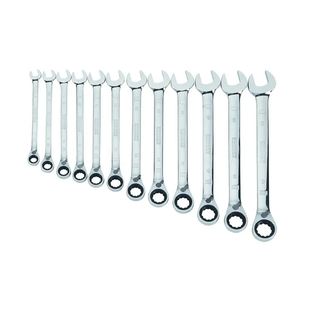 DeWalt Reversible Ratcheting Wrench Set - 12 Pcs