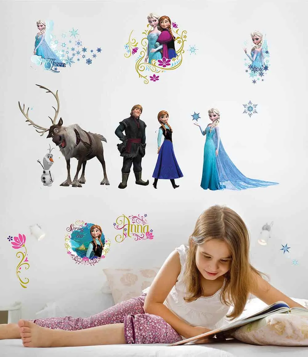 Disney's "Frozen" Movie Wall Decals w/Glitter