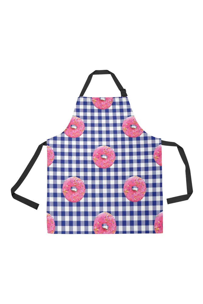 Donuts on Gingham Apron