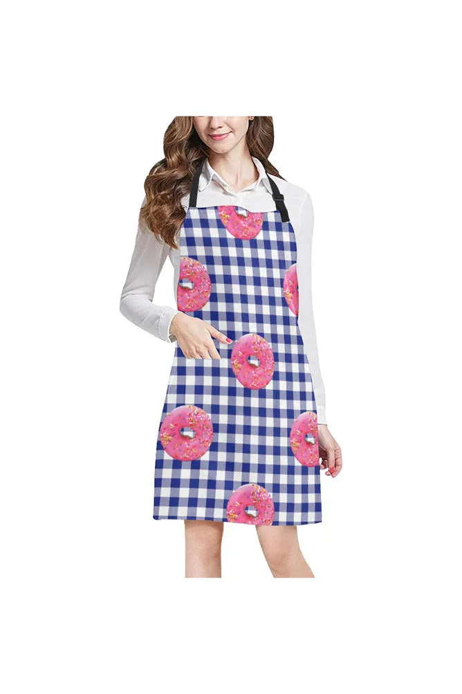 Donuts on Gingham Apron