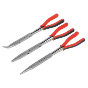 Double Joint Pliers Set 3pc Long Reach 335mm