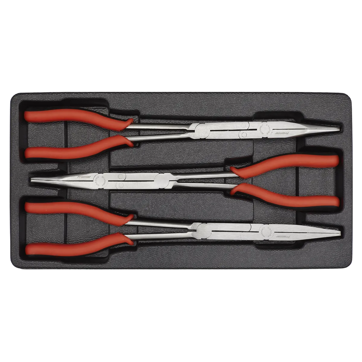 Double Joint Pliers Set 3pc Long Reach 335mm