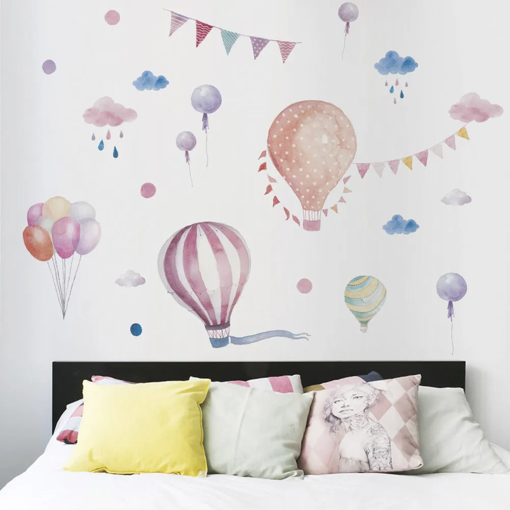 Earthy Balloon Wall Decal Stickers