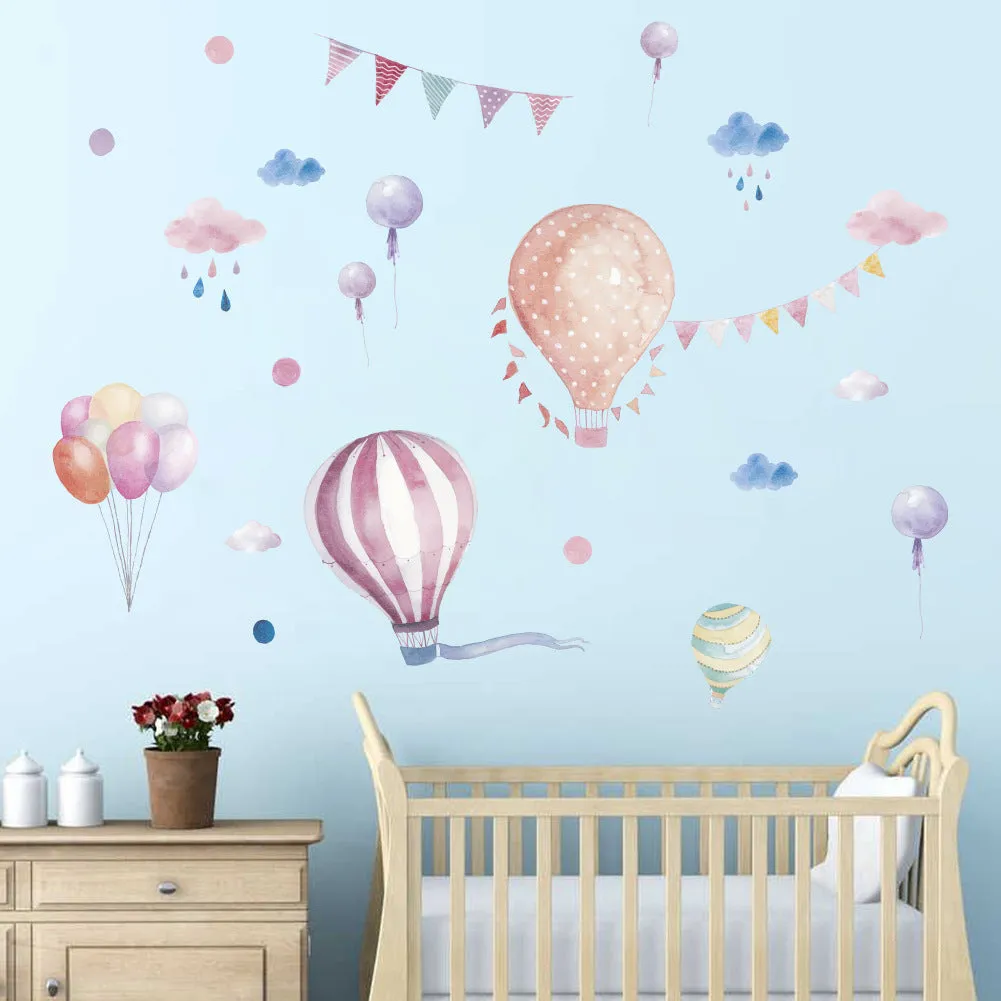 Earthy Balloon Wall Decal Stickers