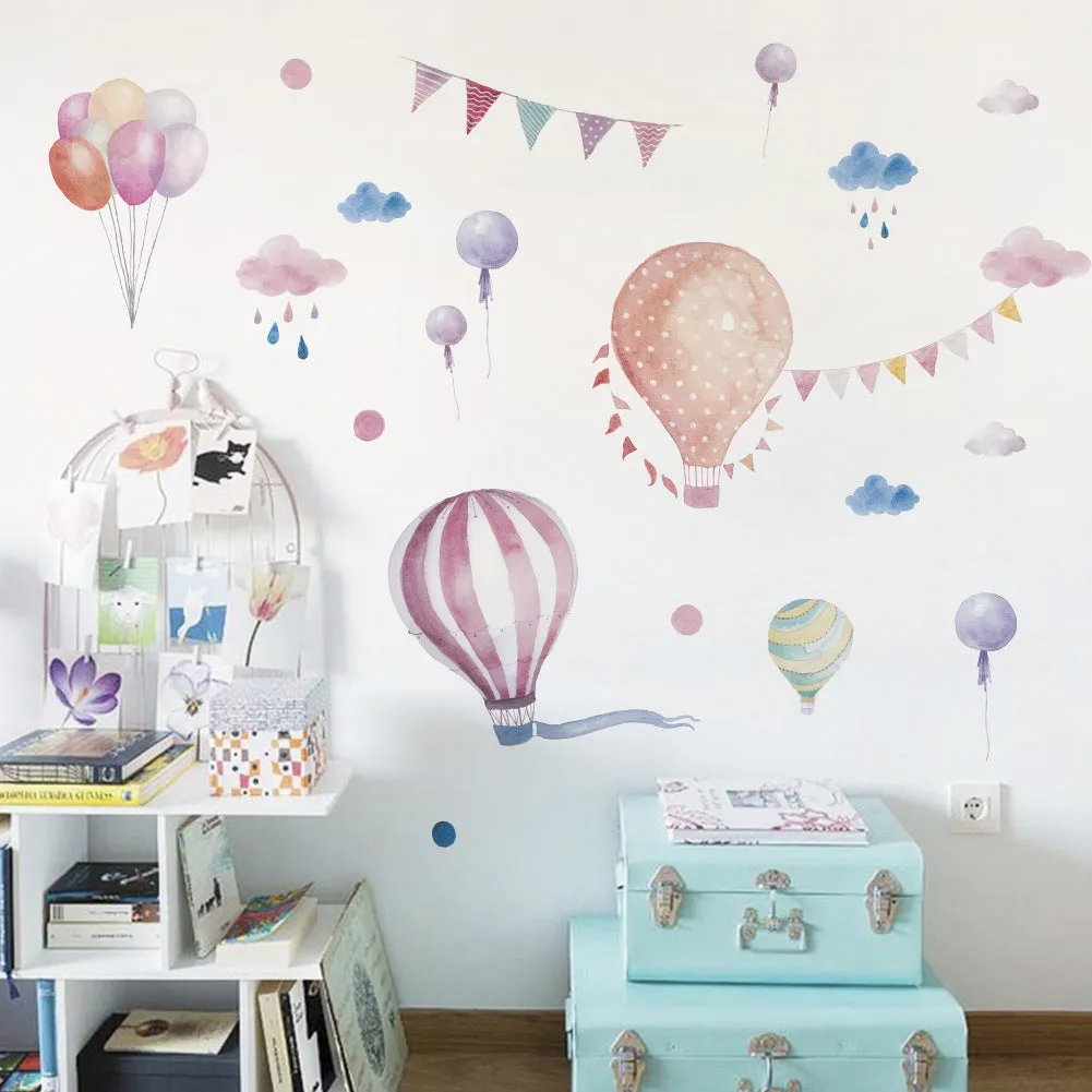 Earthy Balloon Wall Decal Stickers