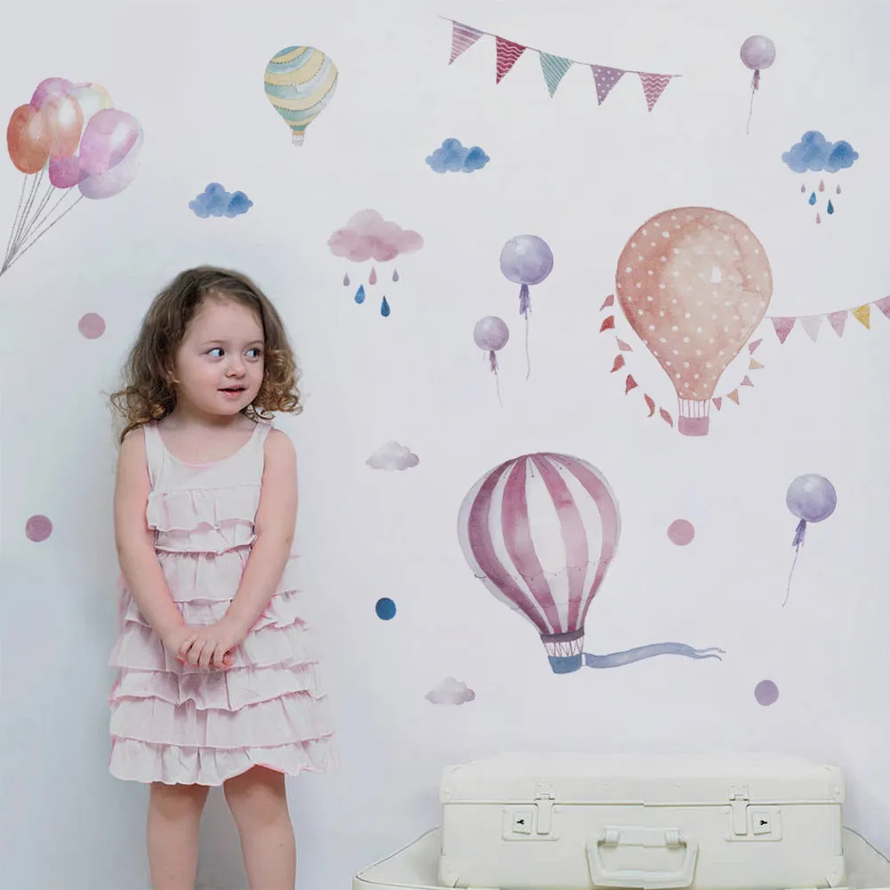 Earthy Balloon Wall Decal Stickers