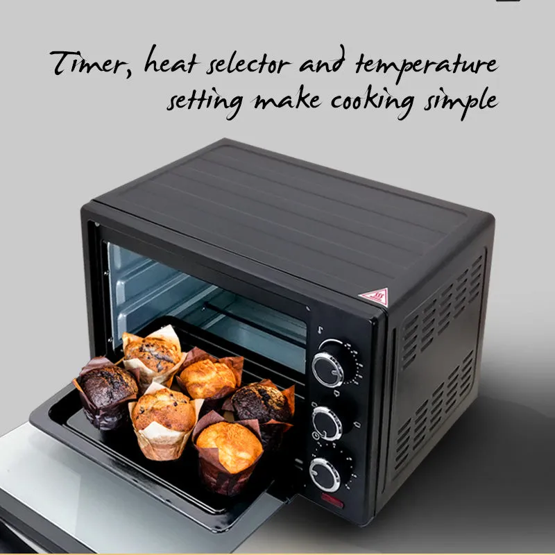 Electric Oven 25L with 1 sets of baking tray and grill and heating selector (PPT25 DDQ-A01G1)