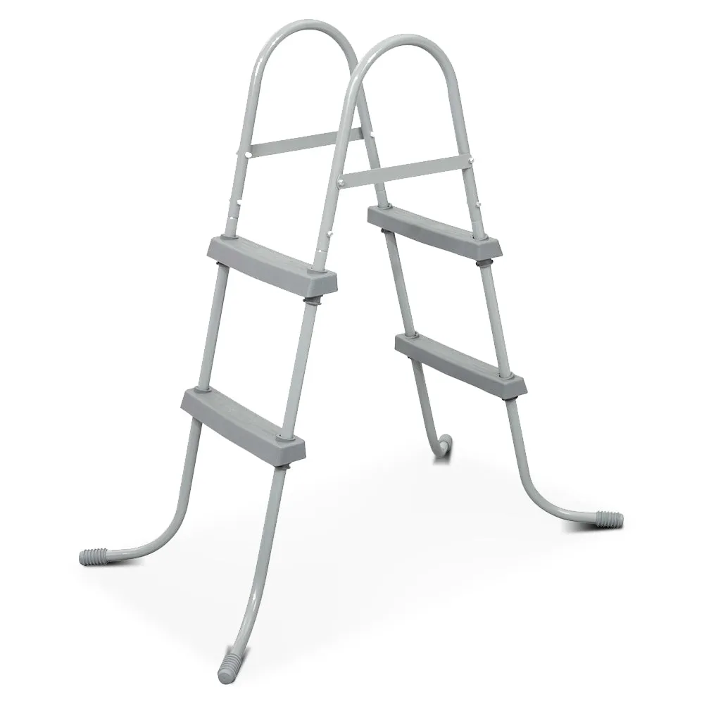 Factory Buys Pool Ladder 84cm 2 Step Above Ground Swimming Pools Removable Steps Stairs