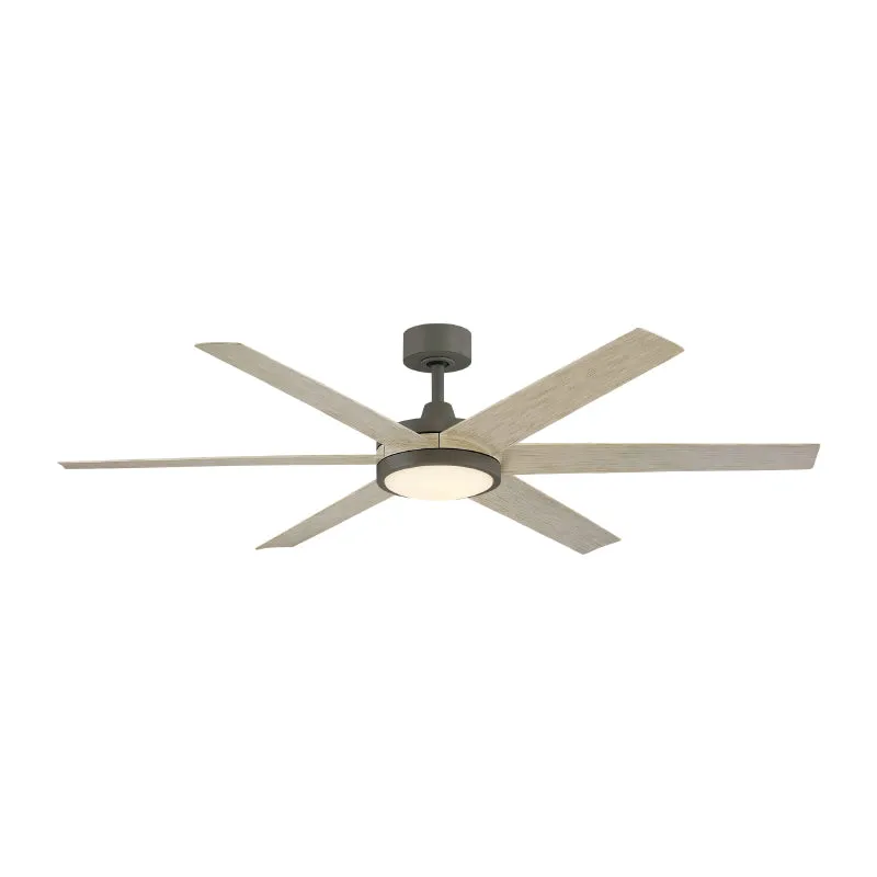 Fanimation FPD6605 Brawn 64" Indoor/Outdoor Ceiling Fan with LED Light Kit