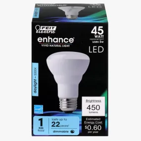 Feit Enhance R20 E26 (Medium) LED Bulb Daylight 45 Watt Equivalence 1 pk