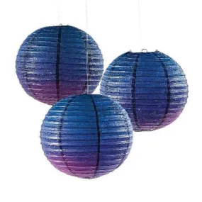 Galaxy Print Hanging Paper Lanterns