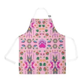 Geometric Floral Fall-Sunset Apron