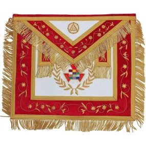 Grand High Priest Royal Arch Chapter Apron - Red Velvet