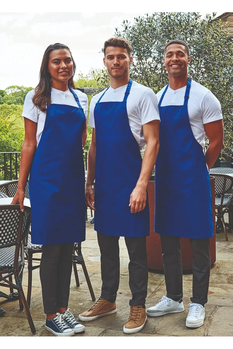 Grey Denim Sustainable Bib Apron (No Pockets)