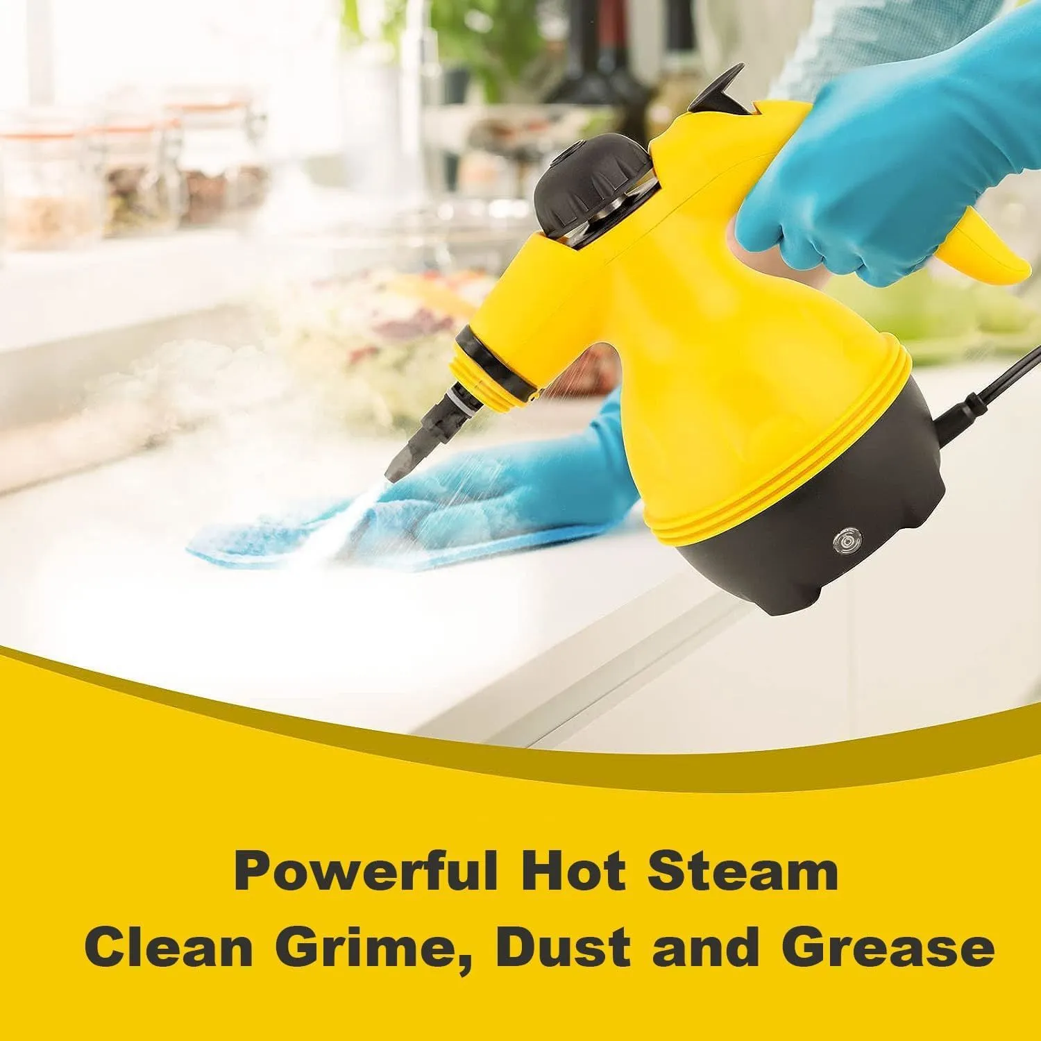 Handheld Steam Cleaner  Home Use Steamer Cleaning