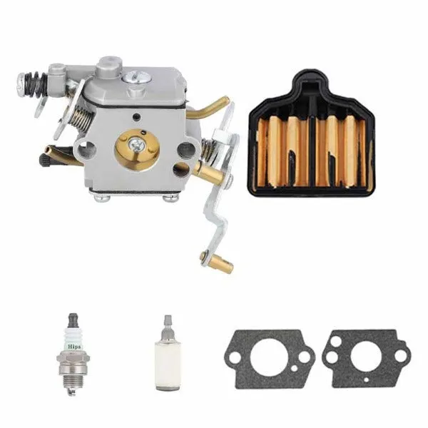 Hipa 573952201 Carburetor Kit For Poulan Pro PP5020AV PP5020 PP5020AVX 50cc PP4818A PP4818AVX 2 Stroke Gas Chainsaw # C1M-W47