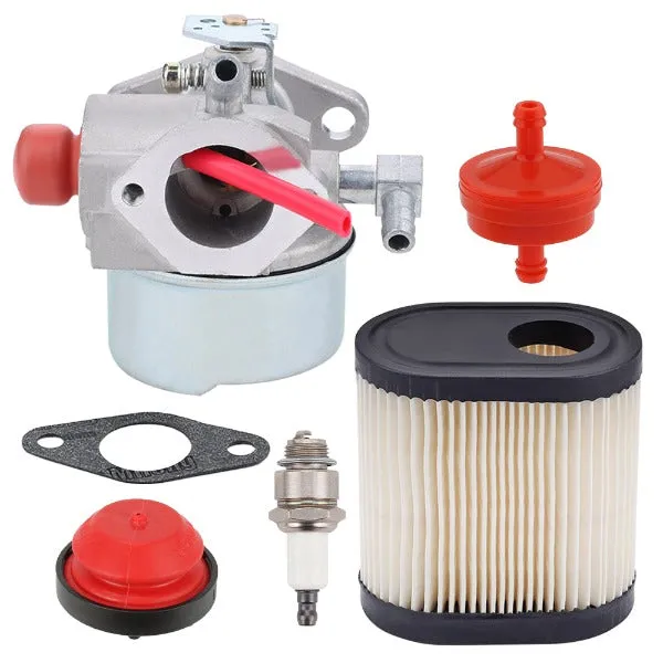 Hipa 640350 Carburetor Kit for Tecumseh LEV120 LV195EA LV195XA 6.5 HP Engines Toro 22in Recycler 20012 20013 20014 20016 20017 20018 Lawn Mowers # 640271 640303