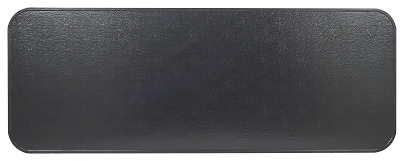 HY-C T2UL1848BL-1 Stove Board, 48 in L, 18 in W, Steel, Black :EA: QUANTITY: 1