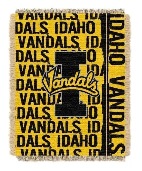 Idaho OFFICIAL Collegiate "Double Play" Woven Jacquard Throw