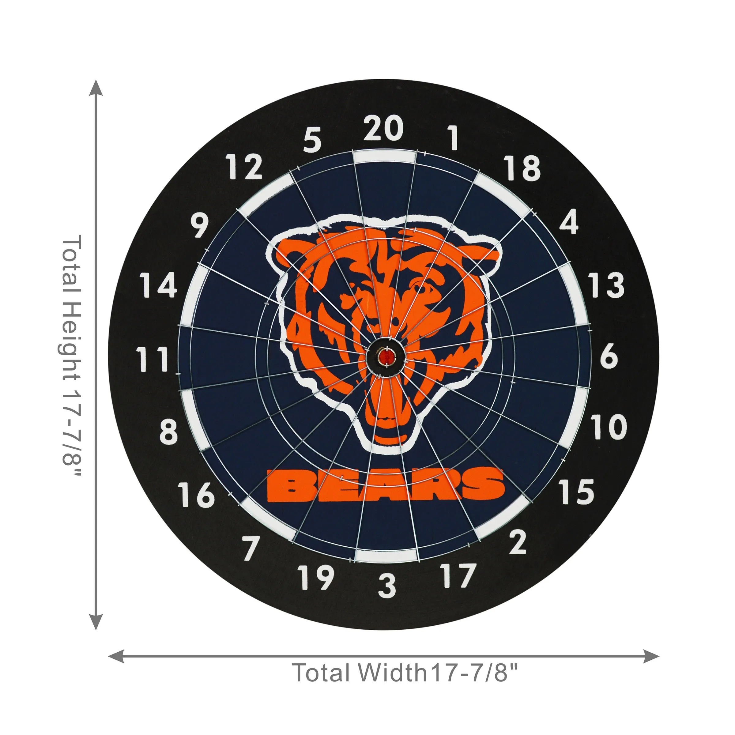 Imperial Chicago Bears Dartboard Gift Set