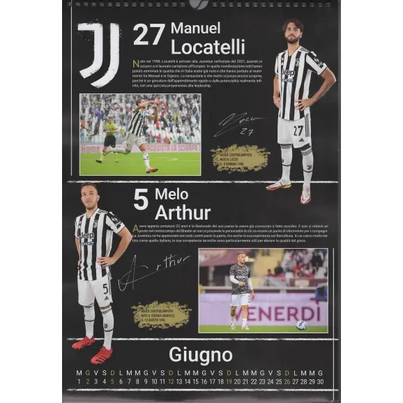 Juventus 2022 Official Calendar