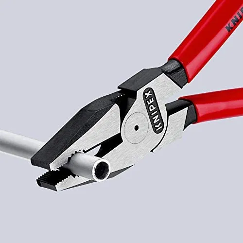 Knipex 02 02 225 9-inch High Leverage Combination Pliers with Comfort Grips