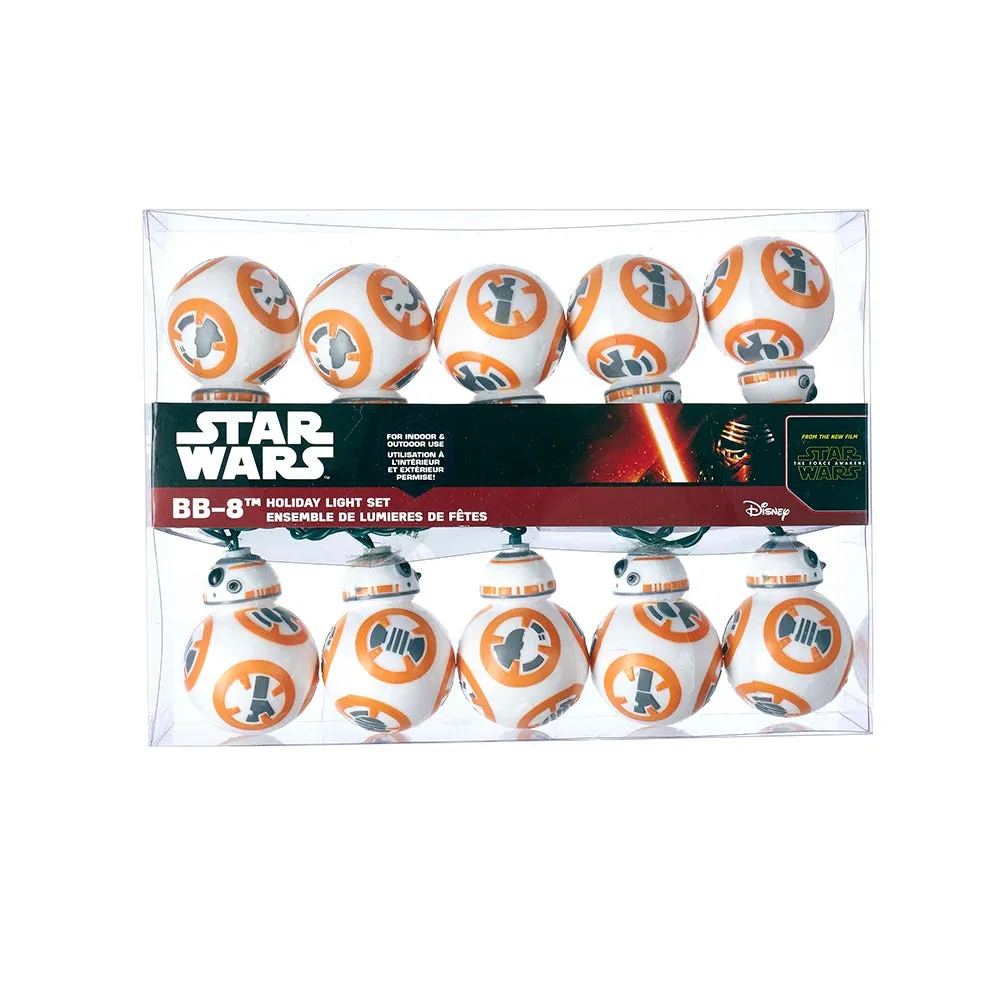 Kurt Adler UL 10-Light Star Wars BB8 Light Set