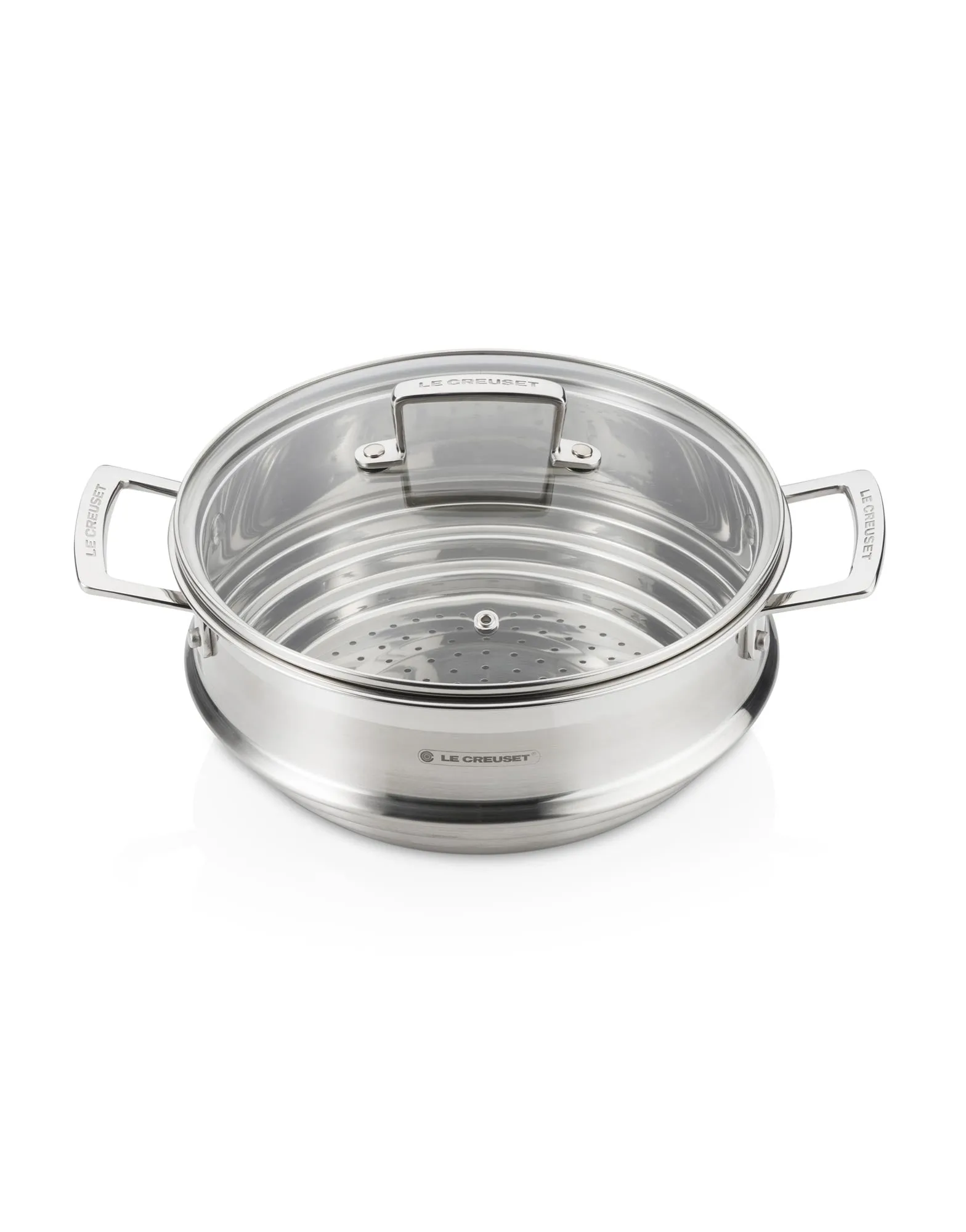 Le Creuset 3Ply Stainless Steel Large Multi Steamer with Lid