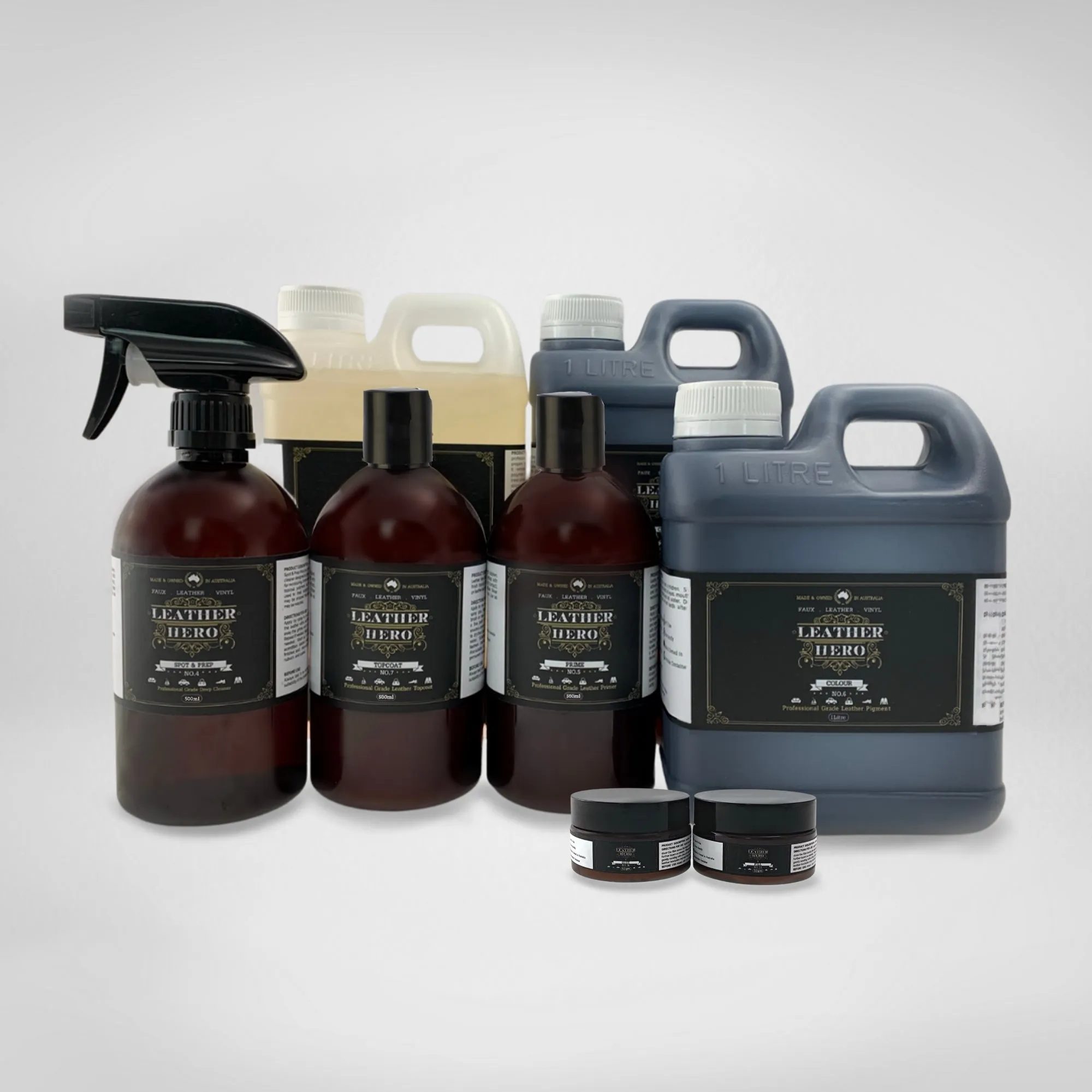 Leather Repair & Recolour Kit - Aniline Arabica