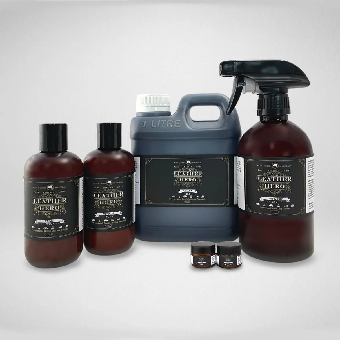 Leather Repair & Recolour Kit - Aniline Arabica